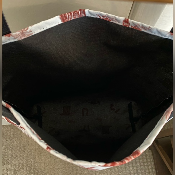 Coastal Cowgirl Toile de Jouy Reusable Grocery Tote Bag - Picture 5 of 5